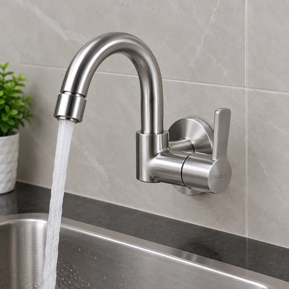 Sink cock stainless steel